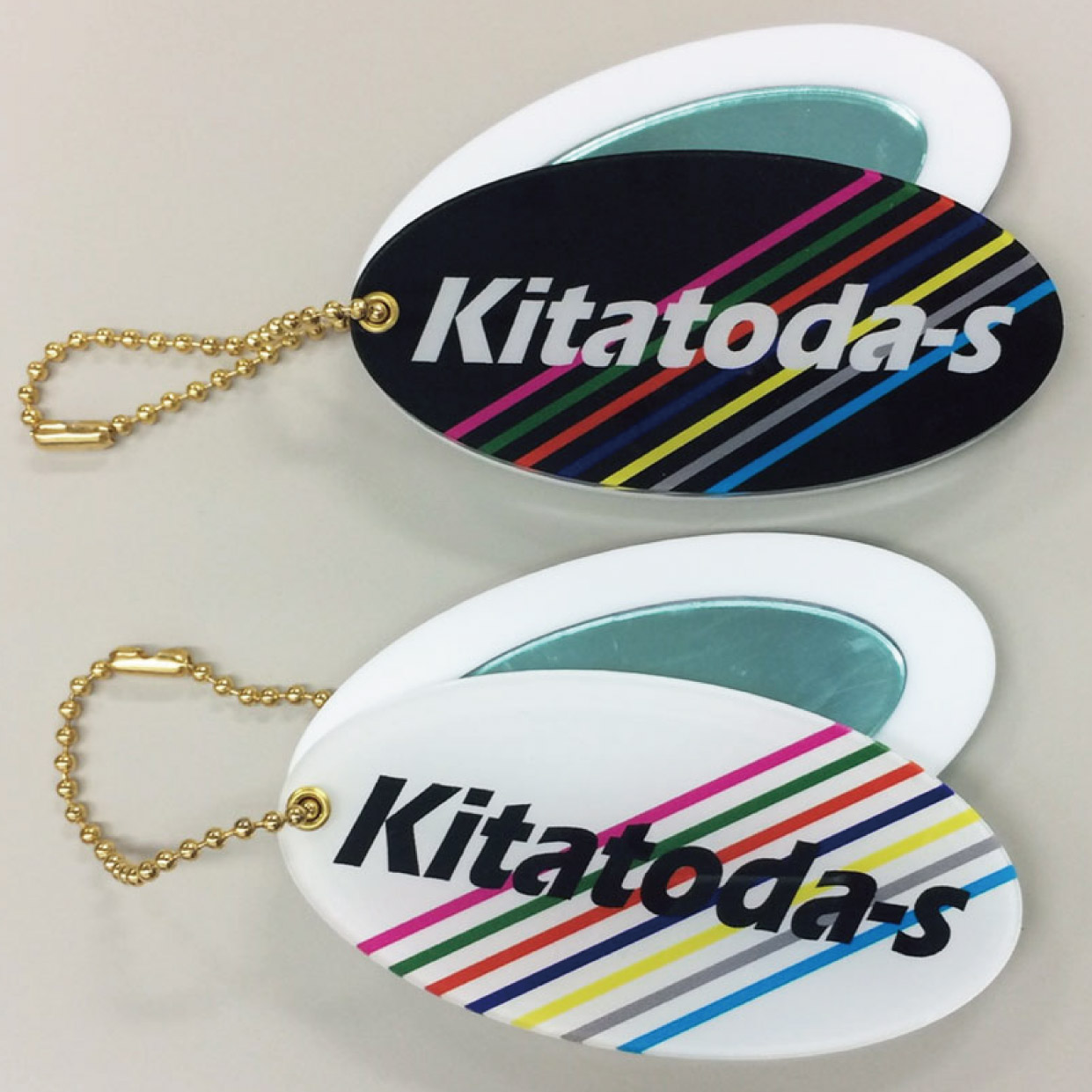 アクリルミラーキーホルダー